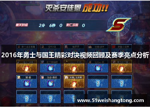 2016年勇士与国王精彩对决视频回顾及赛季亮点分析